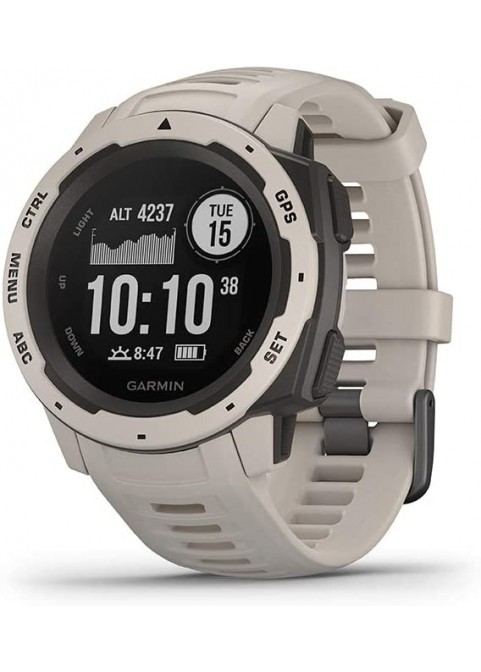 Garmin 010-02064-00 Instinct, Rugged Outdoor Watch with GPS, Features Glonass and Galileo, Heart Rate Monitoring and 3-Axis Compass, Graphite