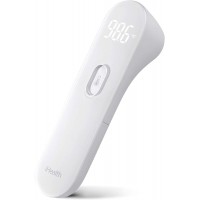 iHealth No-Touch Forehead Thermometer, Digital Infrared Thermometer for Adults and Kids, Touchless Baby Thermometer with 3 Ultra-Sensitive Sensors, Large LED Display and Gentle Vibration Alert (PT3)