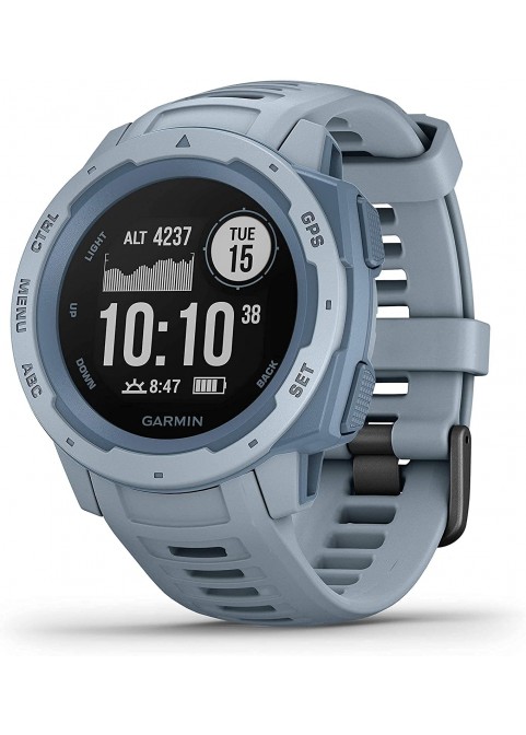 Garmin 010-02064-00 Instinct, Rugged Outdoor Watch with GPS, Features Glonass and Galileo, Heart Rate Monitoring and 3-Axis Compass, Graphite