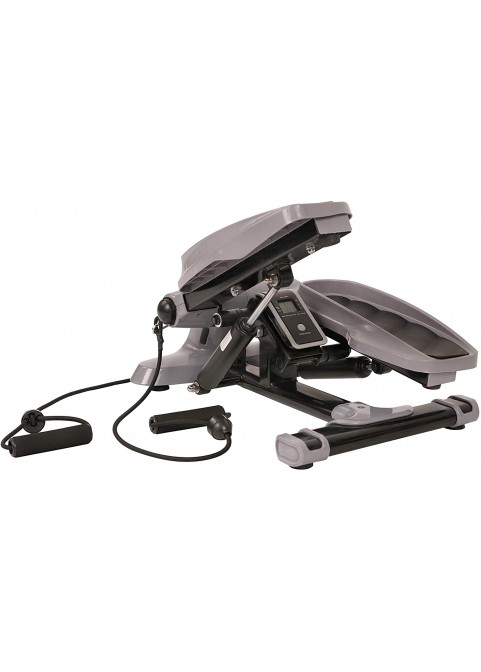 Sunny Health &amp; Fitness Versa Stepper Step Machine w/Wide Non-Slip Pedals, Resistance Bands and LCD Monitor - SF-S0870