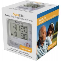 SureLife Premium Talking Wrist Blood Pressure Monitor - (1 per Box)